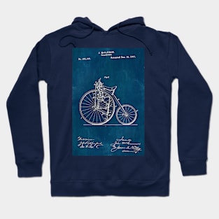 Blueprint Bicycle Patent Hoodie